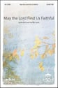 May the Lord Find Us Faithful SSAATTBB choral sheet music cover